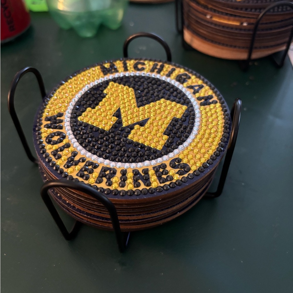 Michigan Wolverines Coasters